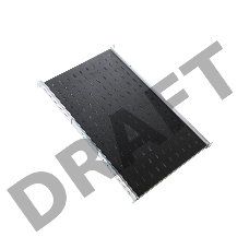 Полка выдвижная ЦМО ТСВ-75-9005 нагр.:30кг. 750мм черный