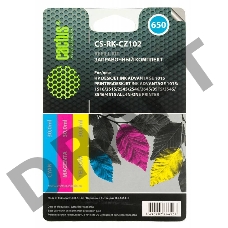 Заправочный набор Cactus CS-RK-CZ102 многоцветный для HP DeskJet 2515/3515 (3*30ml)