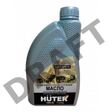 Масло моторное 10W-40 полусинтетическое для четырёхтактных двигателей, для техники Huter, 1л.    