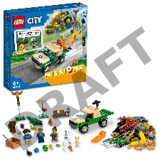 Конструктор Lego City Missions Wild Animal Rescue Missions пластик (60353)