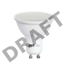 Лампа светодиодная PLED-SP 7Вт 3000К тепл. бел. GU10 520лм 230В JazzWay 1033550
