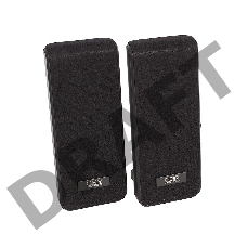 Акустическая система 2.0 CBR CMS 295, Black, 3.0 W*2, USB