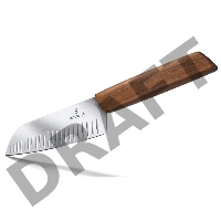 Нож кухонный Victorinox Swiss Modern (6.9050.17KG) стальной разделочный лезв.170мм дерево блистер