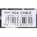 Кабель VCOM VVG6460-1.8 Кабель удлинительный Монитор-SVGA card (15M-15F) 1.8m, 2 фильтра       