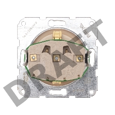 Розетка 1-ая DEA с/з з/ш с/у 16А мех. Беж KRANZ (1/10/120)