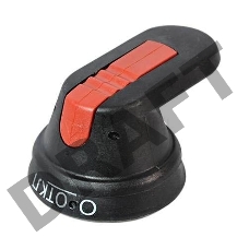 Ручка упр. ч/дверь OHB65J6E-RUH для руб. OT160...250 черн. с рус. симв. ABB 1SCA100231R1001