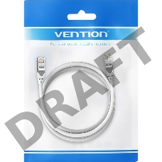 Патч-корд Vention прямой SFTP cat.6A, RJ45 - 2м. Серый