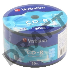 Диск CD-R Verbatim 700 Mb, 52x, Shrink (50), DataLife (50/600)