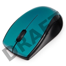 Мышь беспроводная Gembird MUSW-320-B, 2.4ГГц, голубой, 2 кнопки+колесо-кнопка, 1000 DPI, батарейки в комплекте, блистер