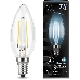 Лампа светодиодная Filament Свеча E14 9Вт 4100К GAUSS 103801209