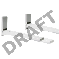 Кронштейн для СВЧ Holder MWS-2003 белый макс.40кг настенный фиксированный