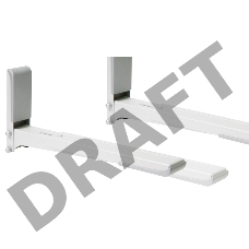 Кронштейн для СВЧ Holder MWS-2003 белый макс.40кг настенный фиксированный