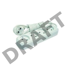 Удлинитель 4х3м без заземл. 10А IP20 Makel MGP143