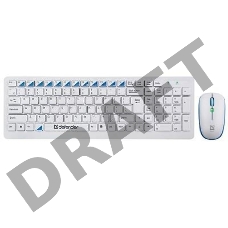 Клавиатура + мышь Defender  Skyline 895 Nano W(Белый) Кл:104, 1000/1500/2000dpi  45895