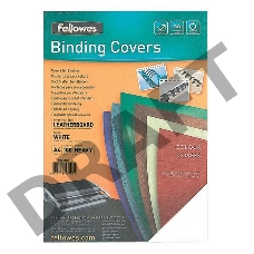 Обложки для переплёта Fellowes A4 250г/м2 белый (100шт) Delta CRC-5370101 (FS-53701)