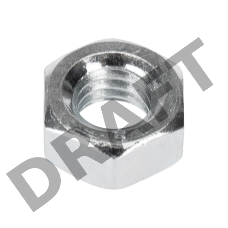 Гайка шестигранная KRANZ DIN 934, M10,  пакет (10шт.)