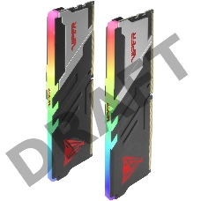 Память DDR5 2x32Gb 5200MHz Patriot PVVR564G520C40K Viper Venom RGB RTL Gaming PC5-41600 CL40 DIMM 288-pin 1.35В с радиатором Ret