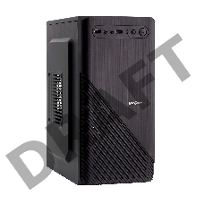 Корпус Minitower Exegate BAA-103 Black, mATX, <без БП>, 2*USB, Audio