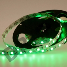 LED лента открытая, 10 мм, IP23, SMD 5050, 60 LED/m, 12 V, цвет свечения зеленый