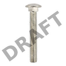 Болт мебельный KRANZ DIN 603, 10х70, пакет (2шт.)