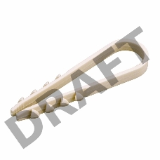 Дюбель-хомут нейлоновый REXANT 11-18 мм, белый, упаковка 100 шт.