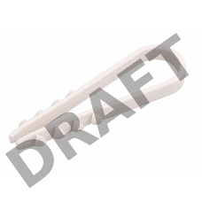 Дюбель-хомут нейлоновый REXANT 5-10 мм, белый, упаковка 100 шт.