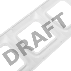 Рамка 4-я DEA горизонтальная Бел KRANZ (1/10/90)