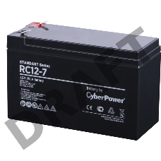 Батарея SS CyberPower Standart series RC 12-7 / 12V 7 Ah Батарея SS CyberPower Standart series RC 12-7 / 12V 7 Ah