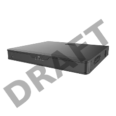 Видеорегистратор Uniview IP 16-ти канальный 4K с 16 PoE портами; Входящий поток на запись до 320Мбит/с; Поддерживаемые форматы сжатия: Ultra 265/H.265/H.264; Запись: разрешение до 4K; HDD: 2 SATA3 до
