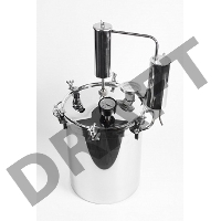 Автоклав-стерилизатор Консерватор 2в1, 14 л нерж, манометр, термометр, клапан сброса изб. давления+надстройка  