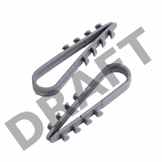 Дюбель-хомут нейлоновый PROconnect 5-10 мм, серый, упаковка 100 шт.