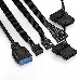 Корпус Miditower ExeGate EVO-5020 (ATX, без БП, с окном, 1*USB+1*USB3.0, HD аудио, 1 вент. 12см с RGB подсветкой)