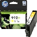 Картридж HP 912XL струйный желтый увеличенной ёмкости (825 стр)