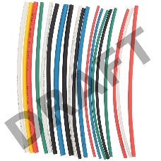 Термоусаживаемые трубки SMALL TUBE 2:1 (Набор 20 шт.) REXANT