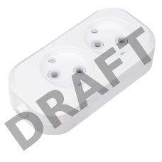 Колодка 2 гнезда без заземления REXANT