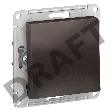 Механизм выключателя 1-кл. ATLAS DESIGN (сх.1) 10АХ мокко SchE ATN000611