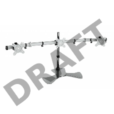 Кронштейн для мониторов Cactus CS-VM-MP330S-AL серебристый 15