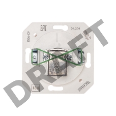 Розетка TV DEA Проходная с/у мех. Бел KRANZ (1/10/120)