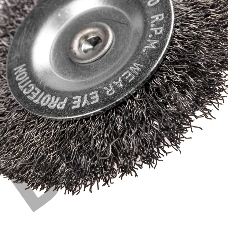 Щетка дисковая для дрели KRANZ витая стальная проволока 75 мм KRANZ