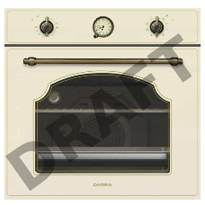 Духовой шкаф Электрический Darina 2V8 BDE 112 707 Bg бежевый, встраиваемый