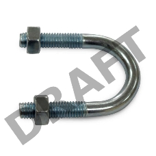 Хомутик С437 М8 (3/4 дюйм) У2 ЗЭТА zeta41810