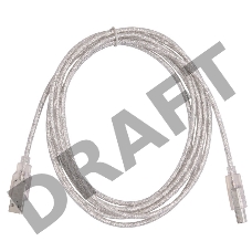 Кабель USB2.0 Buro USB2.0-AM/BM-3-TRANS USB A (m)/USB B (m) 3м