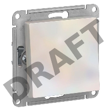 Механизм переключателя 1-кл. ATLAS DESIGN (сх.6) 10АХ жемчуг SchE ATN000461