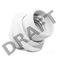 Патрон электрич. E27 с приж. кольцом пластик 4А 250В инд. упак. UNIVersal 7941418