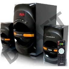 Колонки Dialog Progressive AP-210B BLACK {2.1, 30W+2*15W RMS, Bluetooth, USB+SD reader}