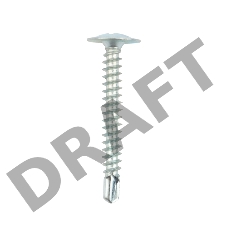 Саморез с прессшайбой ПШС сверло 4,2х32, пакет (500 шт/уп) KRANZ