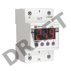 Реле напряжения с дисплеем MRV 63А PROxima EKF MRV-63A