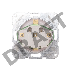 Розетка 1-ая DEA керамика с/з с/у 16А мех. Бел KRANZ (1/10/120)