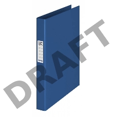 Папка на 2-х кольцах Durable 3130-07 A4 ПВХ кор.35мм торц.карм с бум. встав синий