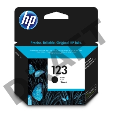 Картридж струйный HP 123 (F6V17AE) черный, 120 стр., для DeskJet 2130